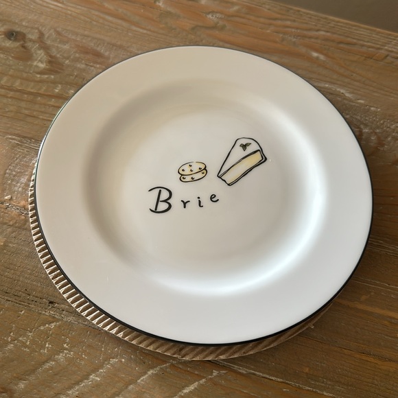 Pottery Barn Cocktail Plates “Cheese” - Picture 5 of 12